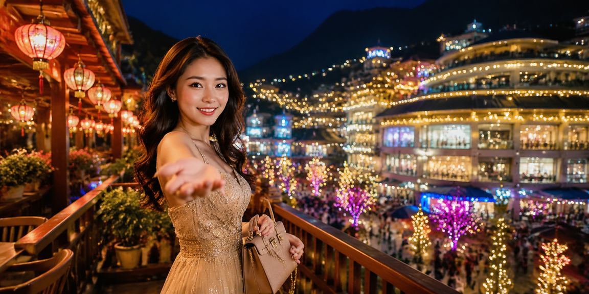 Không khí chợ đêm Sapa lung linh kết hợp với trải nghiệm cá cược và casino trực tuyến hiện đại